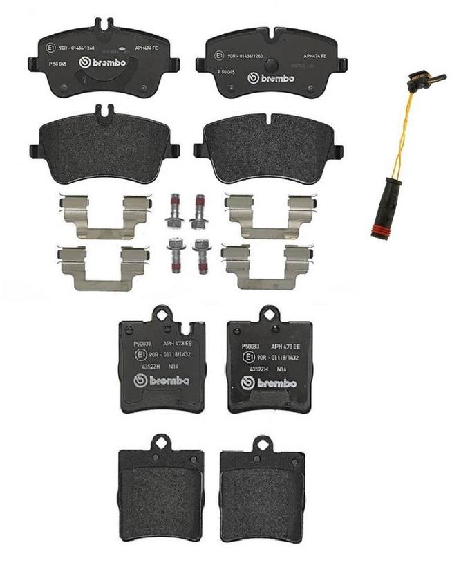 Brembo Brake Pads Kit -  Front and Rear (Low-Met)